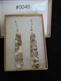 #0048 Florida Sea Pen Earrings .925 Silver