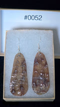 #0052 Florida Sea Pen Shell Earrings .925
