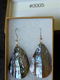 #0005 Florida Sea Pen Earrings .925 Silver
