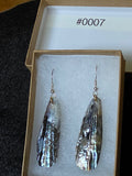 #0007 Florida Sea Pen Earrings .925 Silver