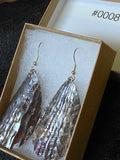 #0008 Florida Sea Pen Earrings .925 Silver