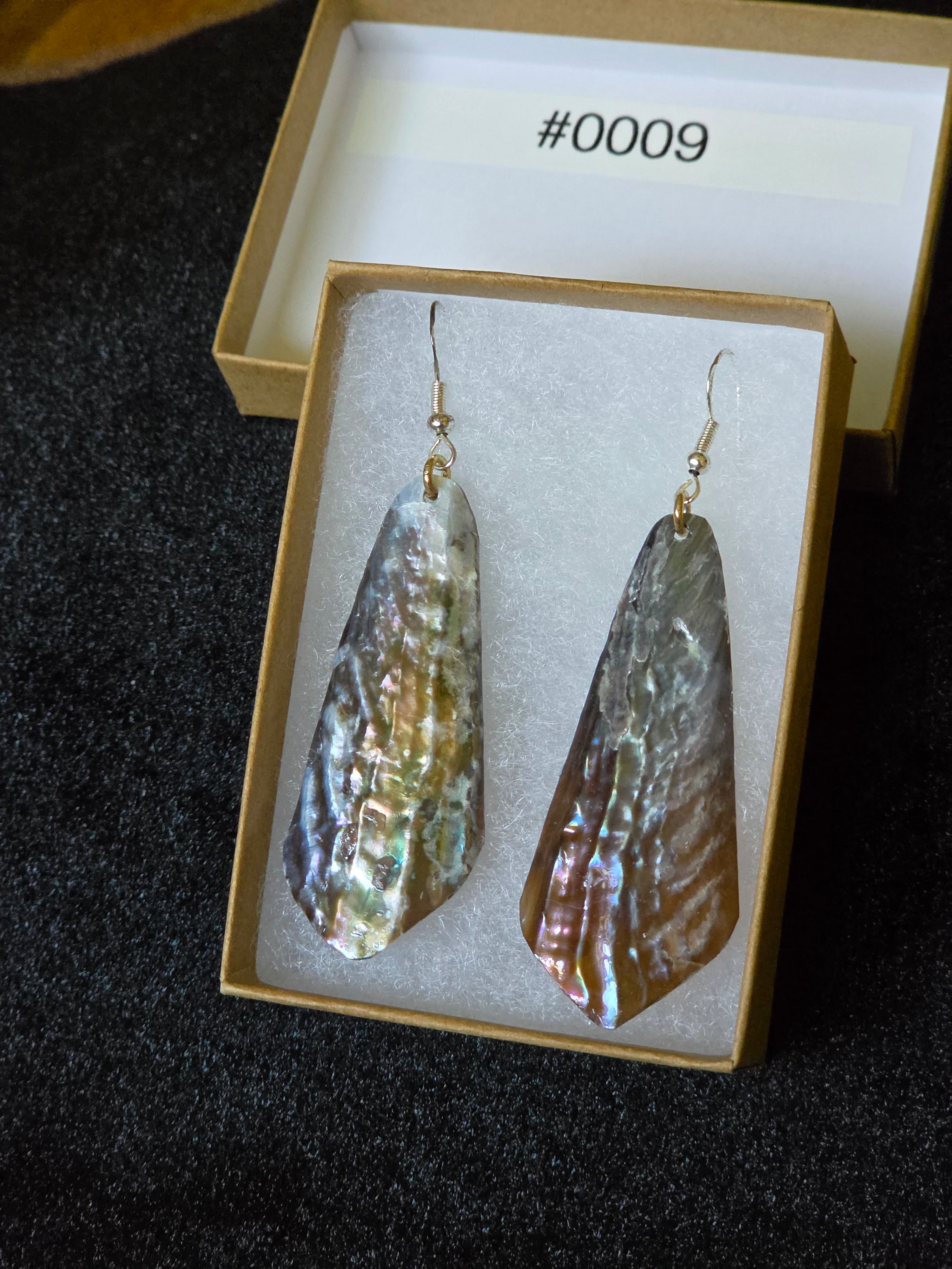 #0009 Florida Sea Pen Earrings .925 Silver