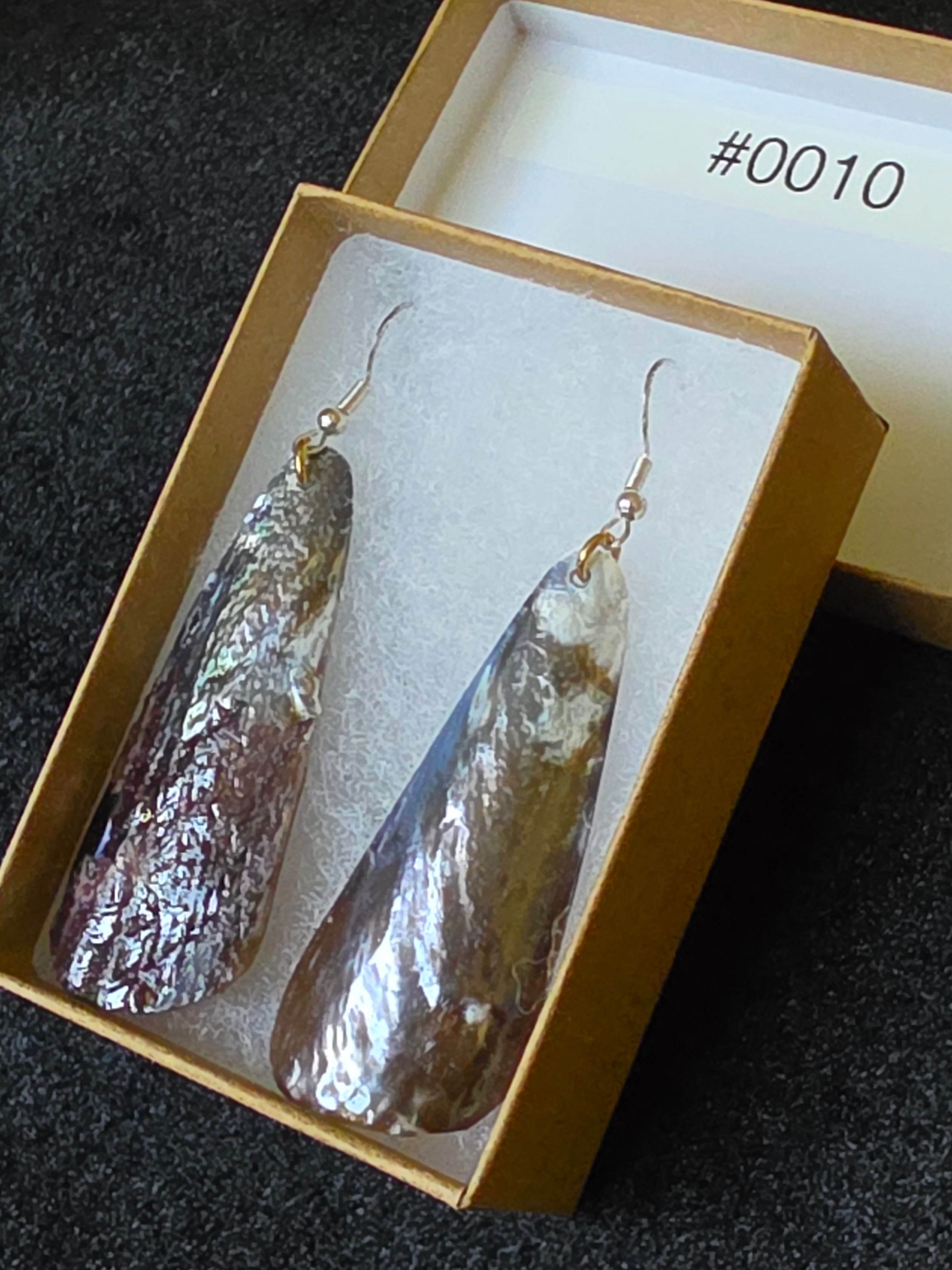 #0010 Florida Sea Pen Earrings .925 Silver