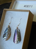 #0011 Florida Sea Pen Earrings .925 Silver