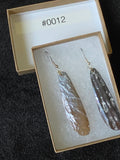 #0012 Florida Sea Pen Earrings .925 Silver