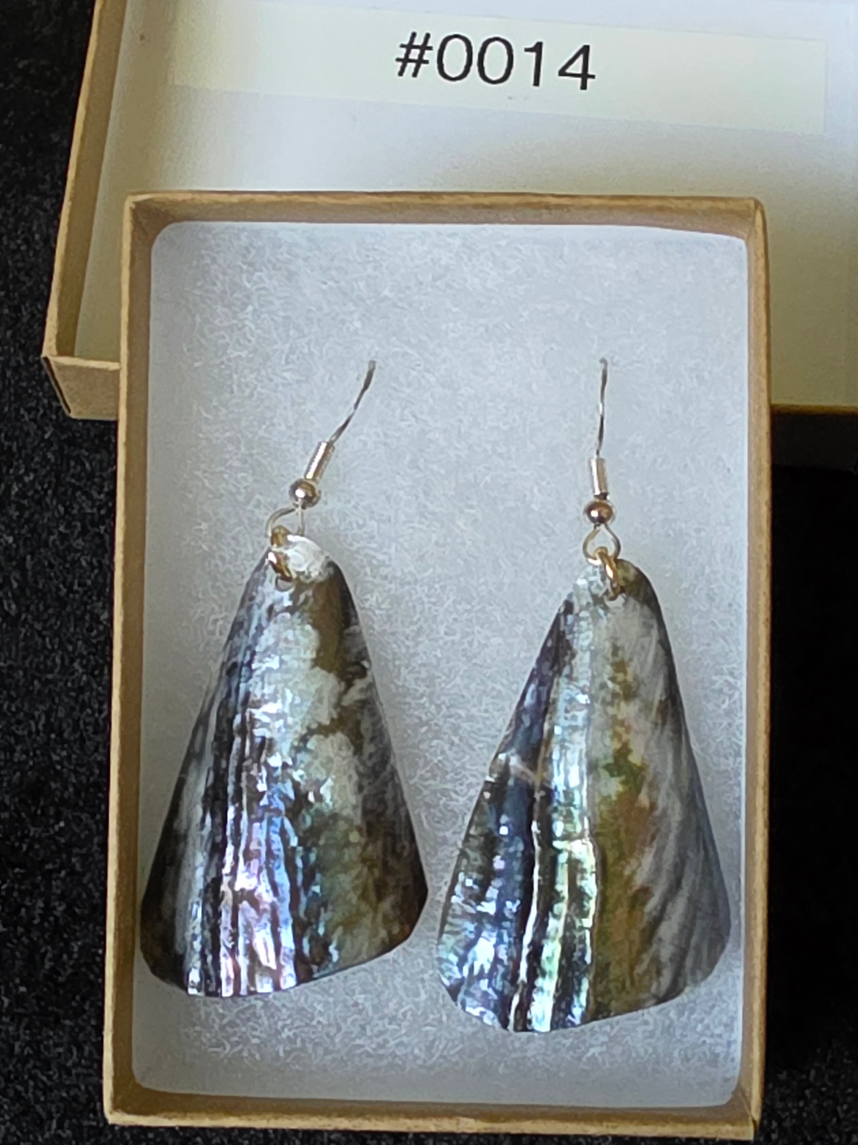 #0014 Florida Sea Pen Earrings .925 Silver