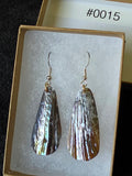 #0015 Florida Sea Pen Earrings .925 Silver