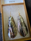#0016 Florida Sea Pen Earrings .925 Silver