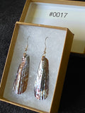 #0017 Florida Sea Pen Earrings .925 Silver