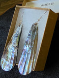 #0018 Florida Sea Pen Earrings .925 Silver