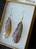 #0019 Florida Sea Pen Earrings .925 Silver