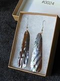 #0024 Florida Sea Pen Earrings .925 Silver