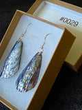 #0029 Florida Sea Pen Earrings .925 Silver