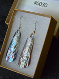 #0030 Florida Sea Pen Earrings .925 Silver