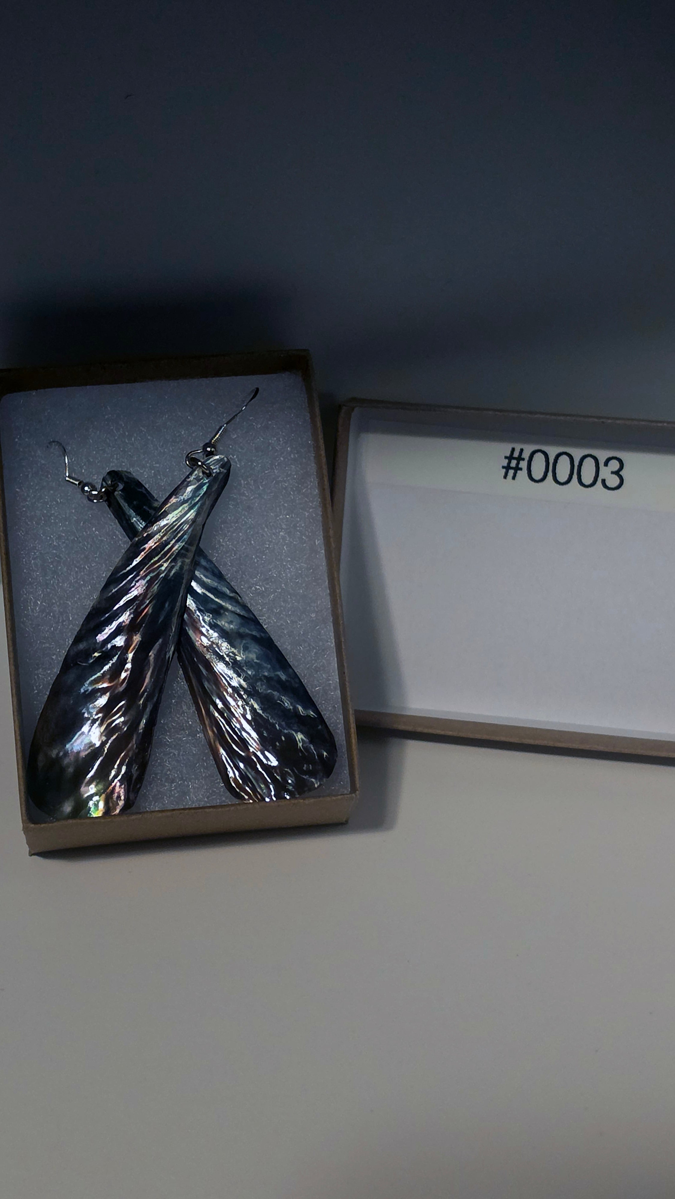 #0003 Florida Sea Pen Earrings .925 Silver