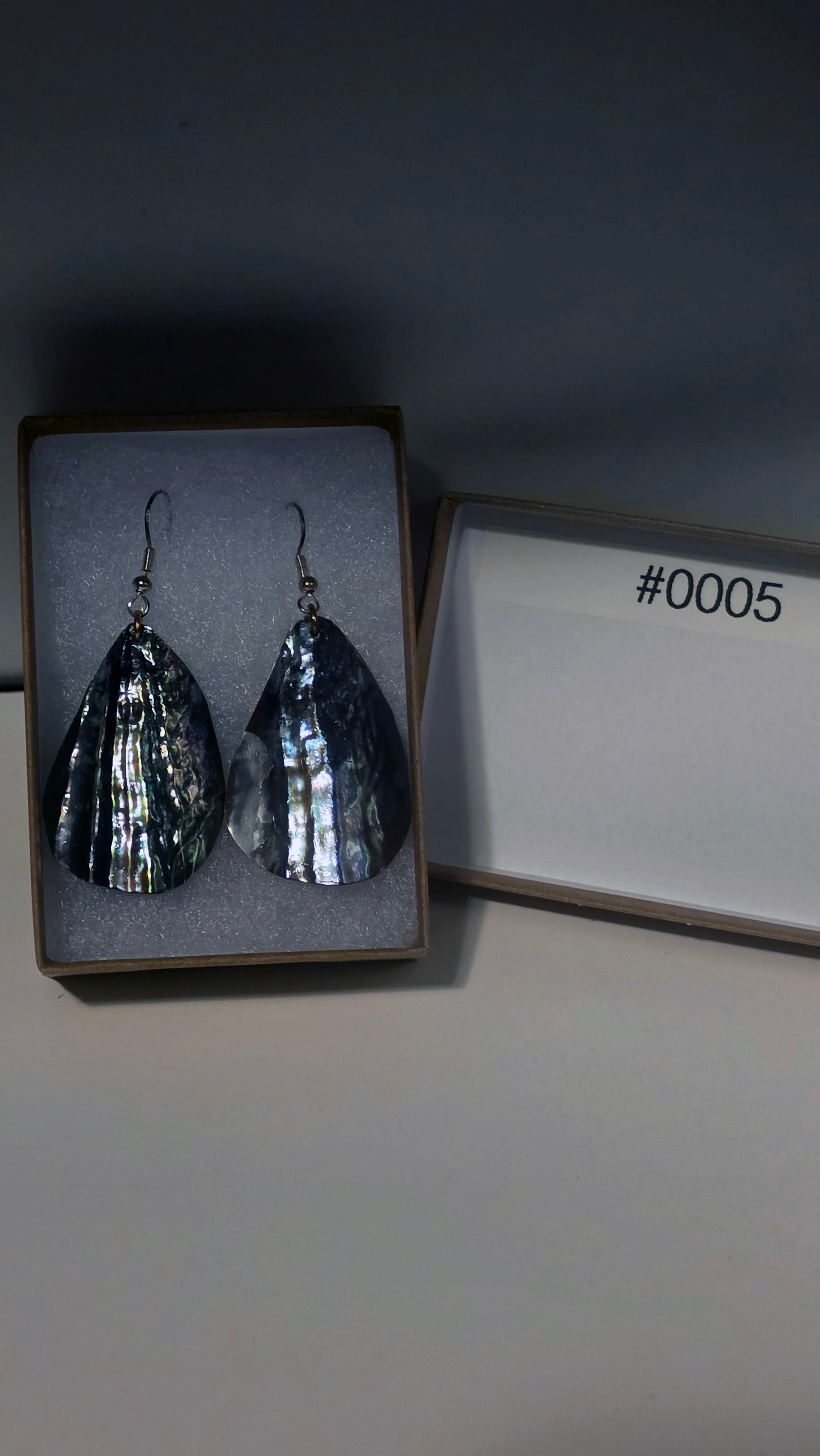 #0005 Florida Sea Pen Earrings .925 Silver