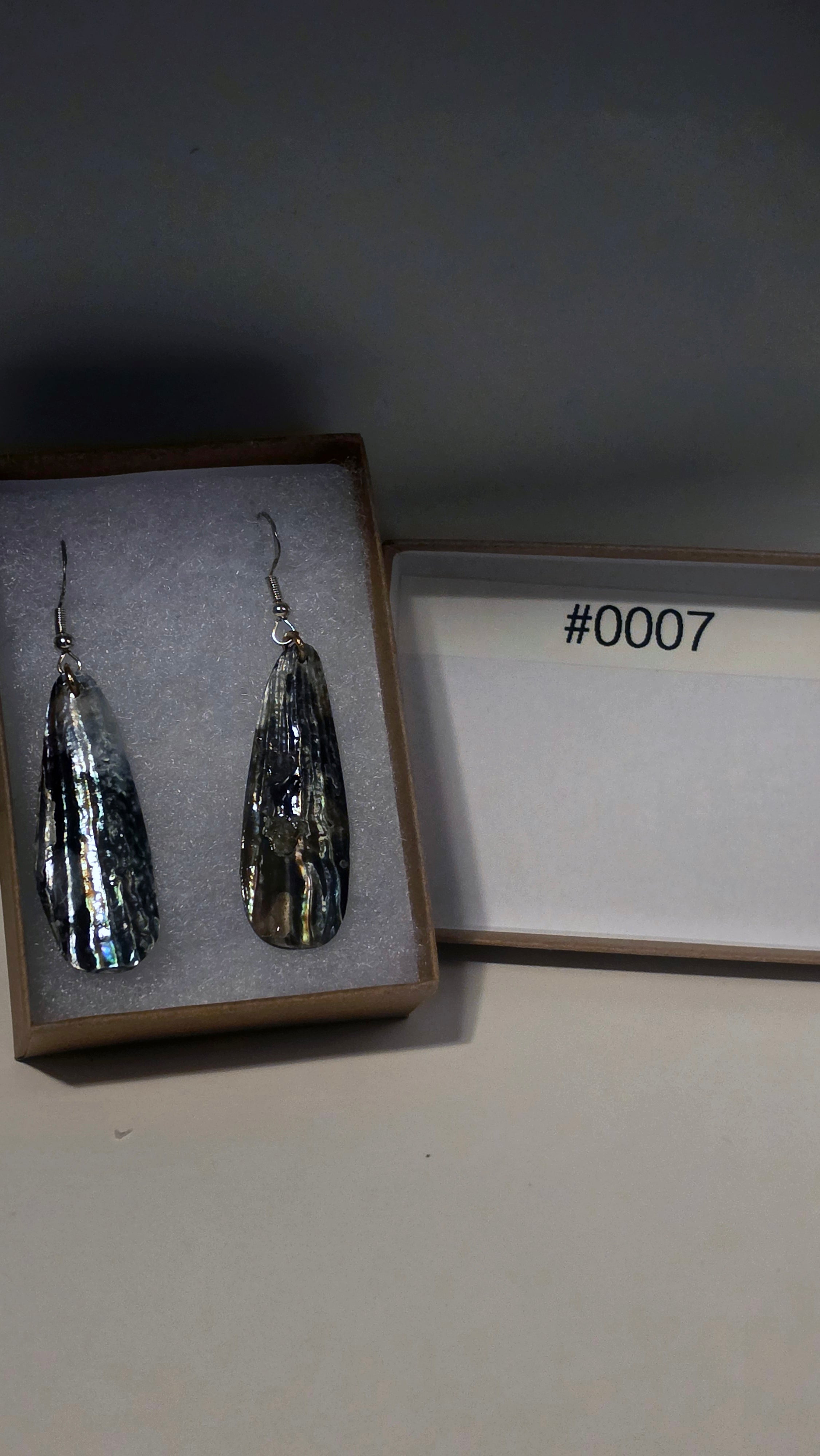 #0007 Florida Sea Pen Earrings .925 Silver