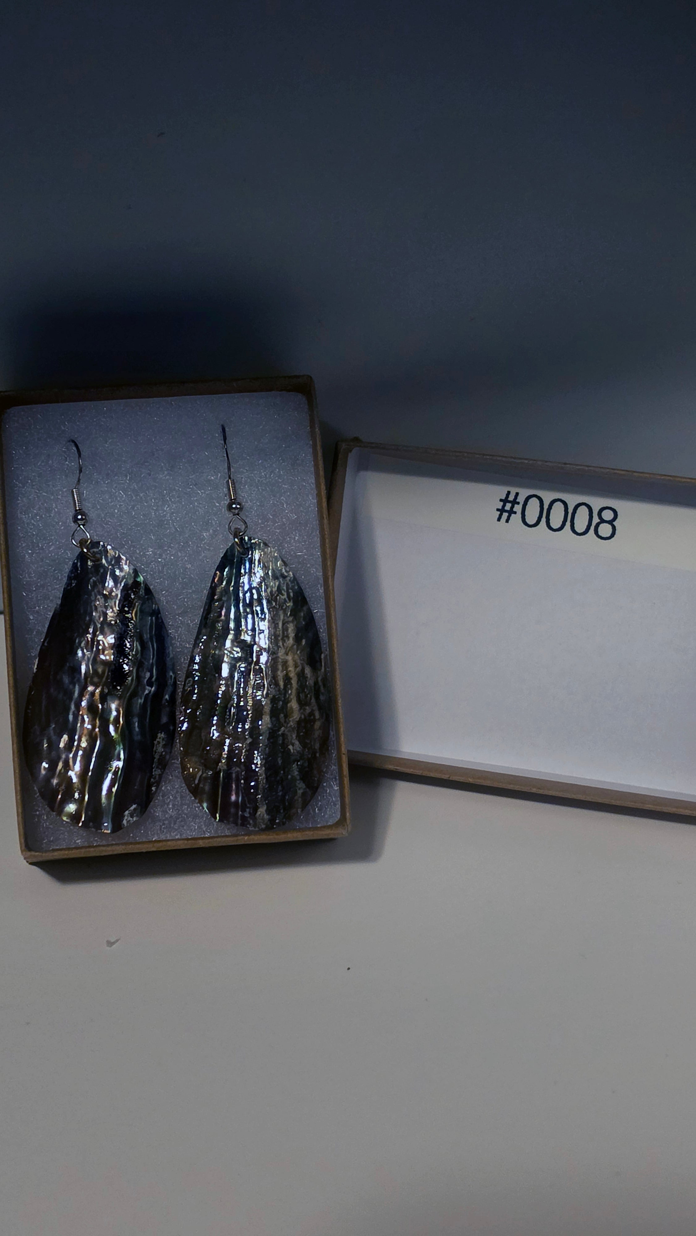 #0008 Florida Sea Pen Earrings .925 Silver