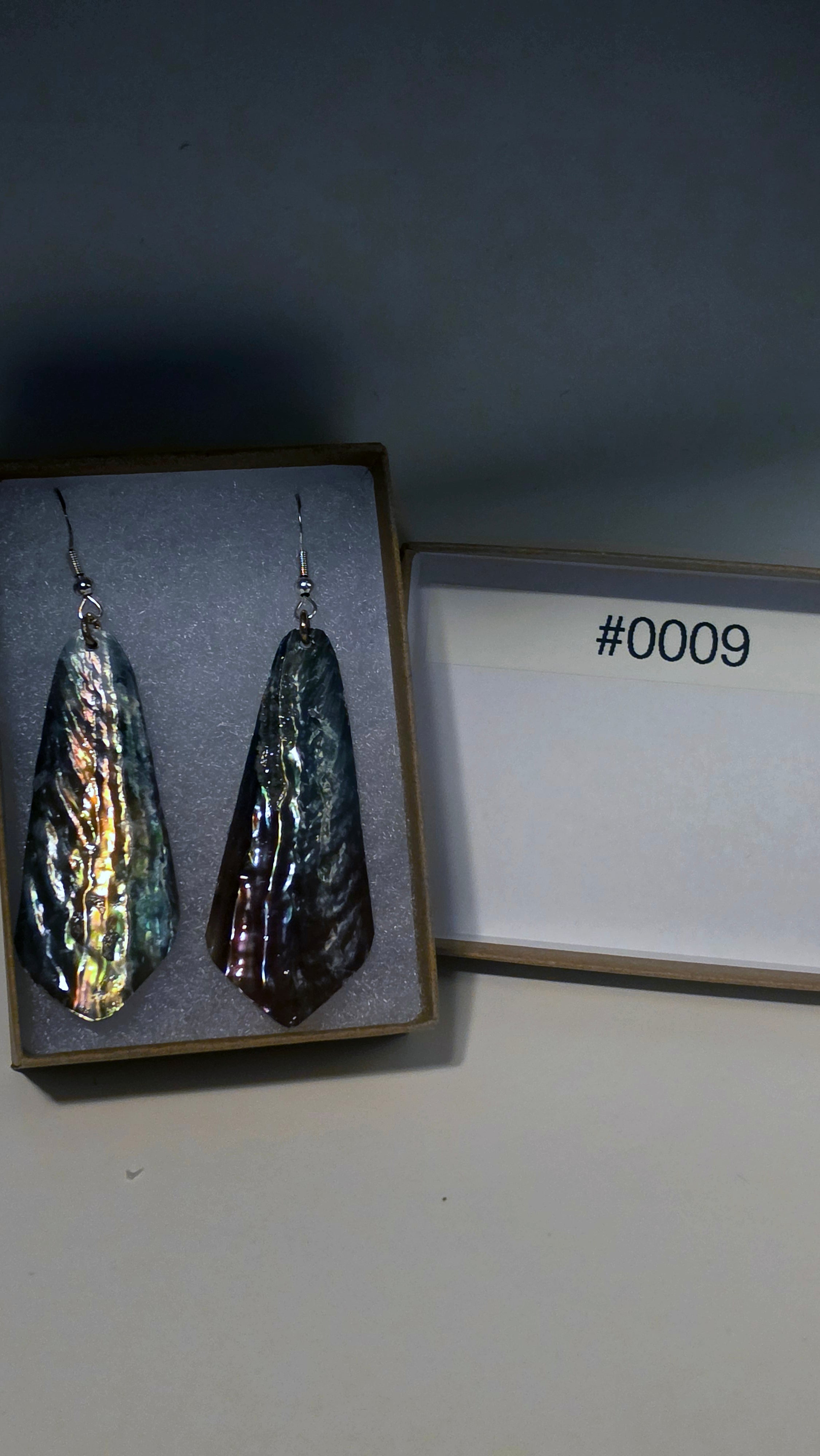 #0009 Florida Sea Pen Earrings .925 Silver