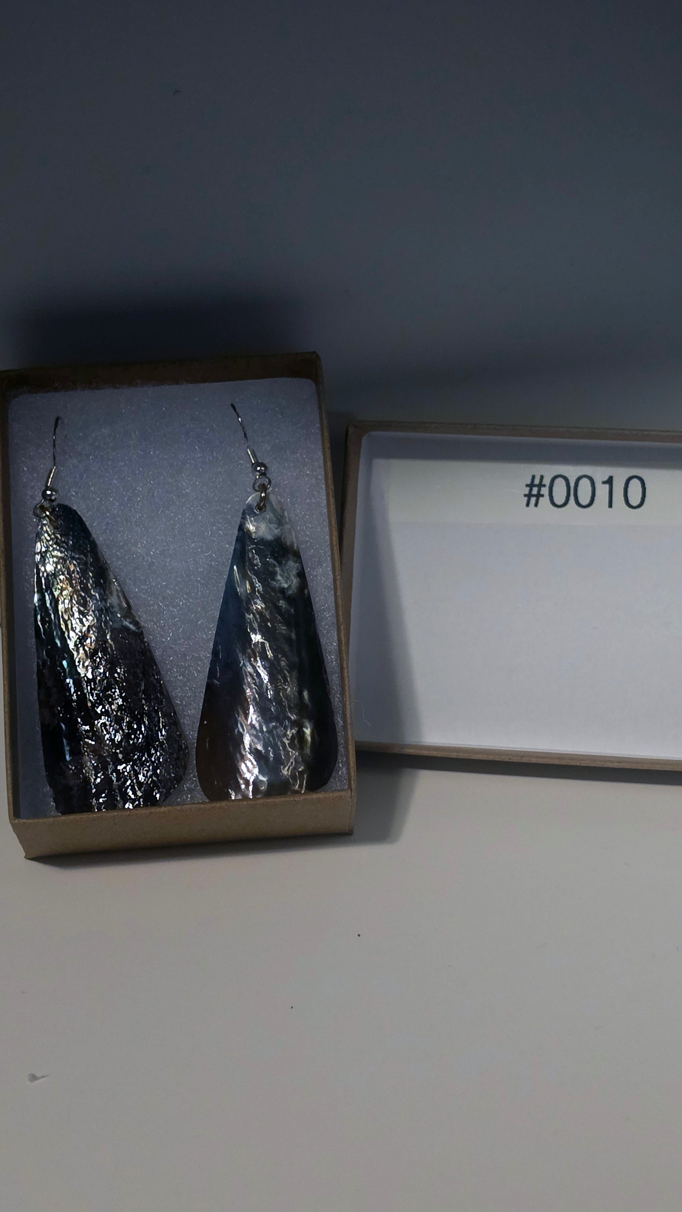 #0010 Florida Sea Pen Earrings .925 Silver