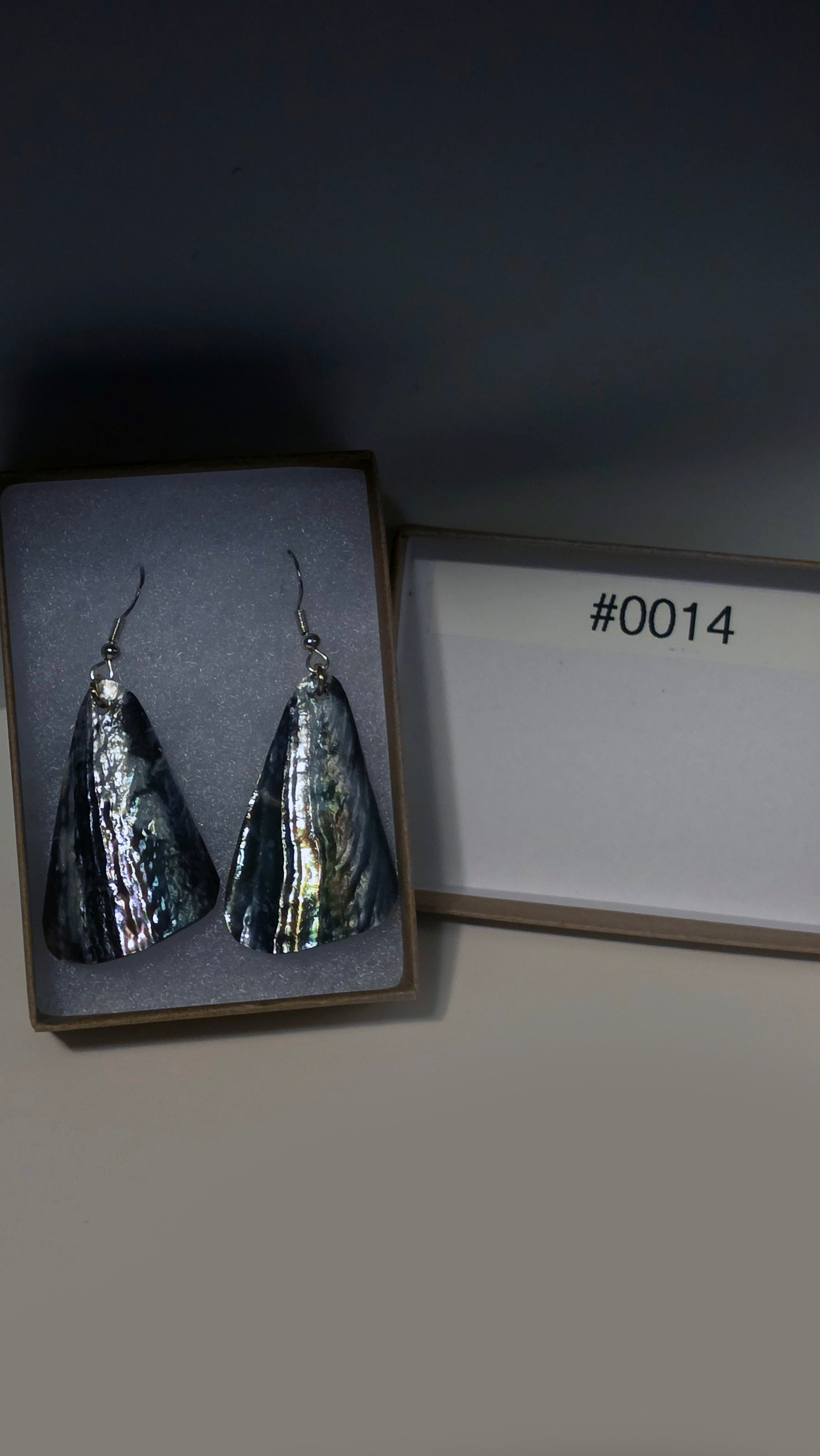 #0014 Florida Sea Pen Earrings .925 Silver