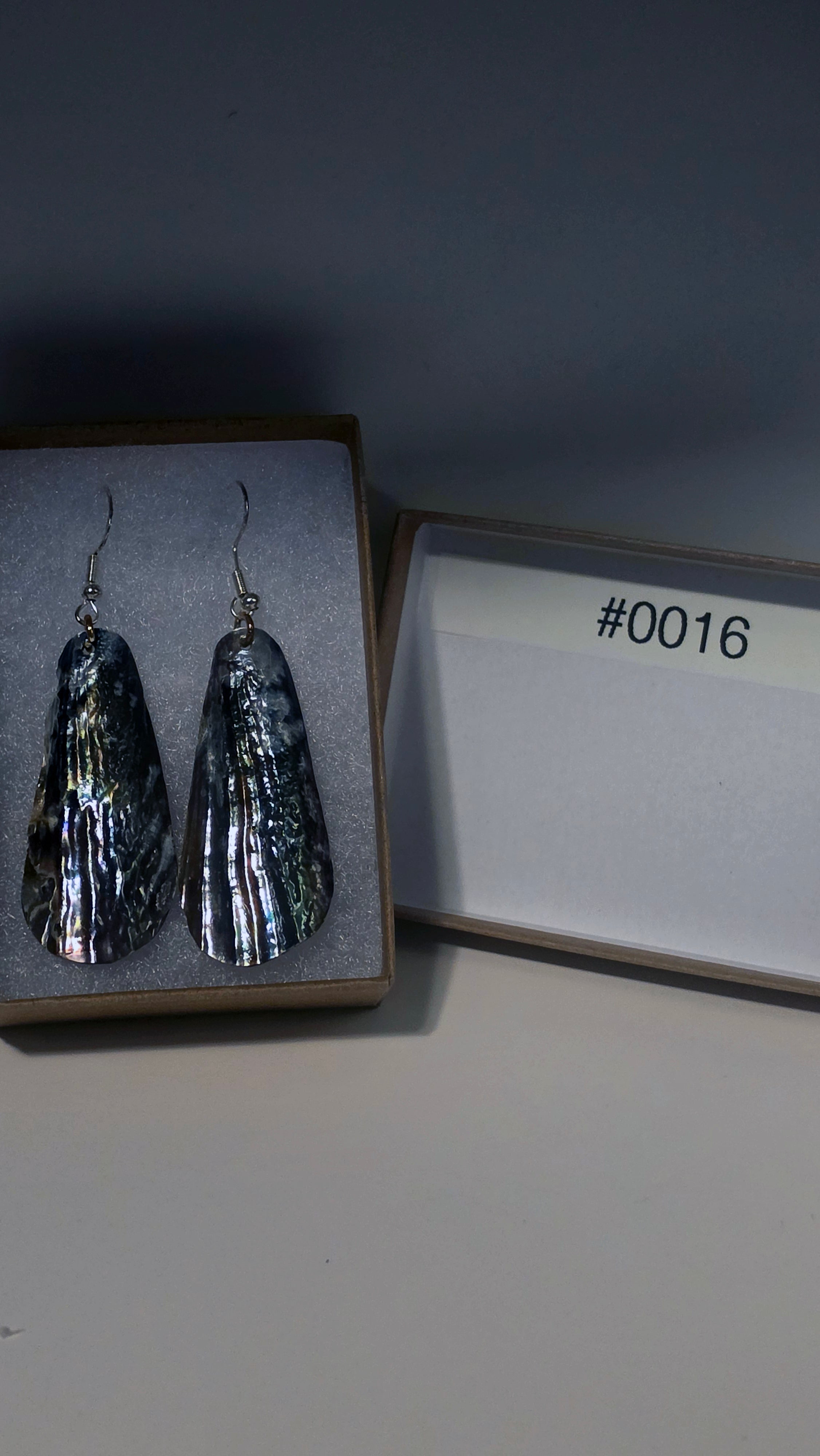 #0016 Florida Sea Pen Earrings .925 Silver