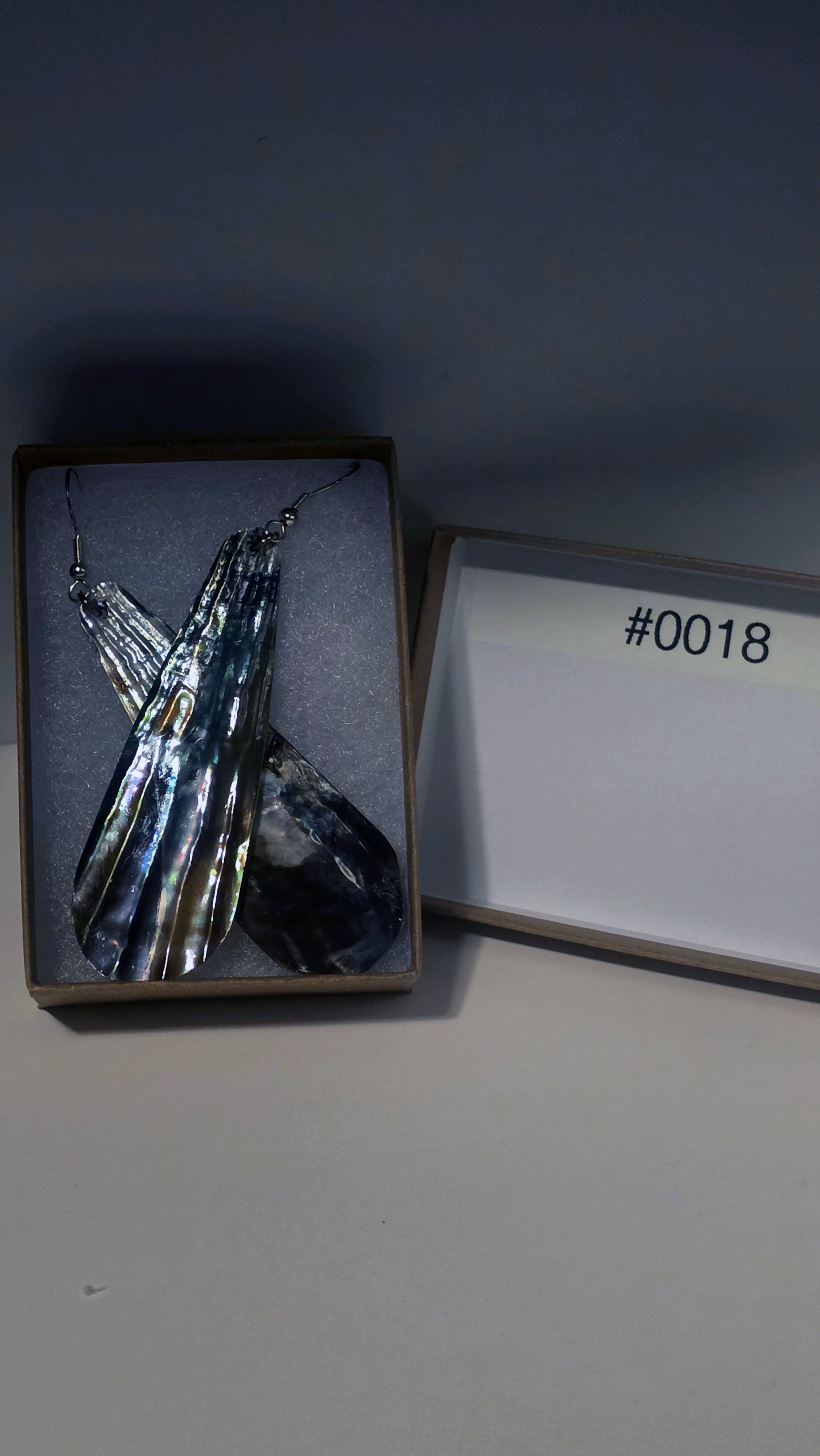 #0018 Florida Sea Pen Earrings .925 Silver