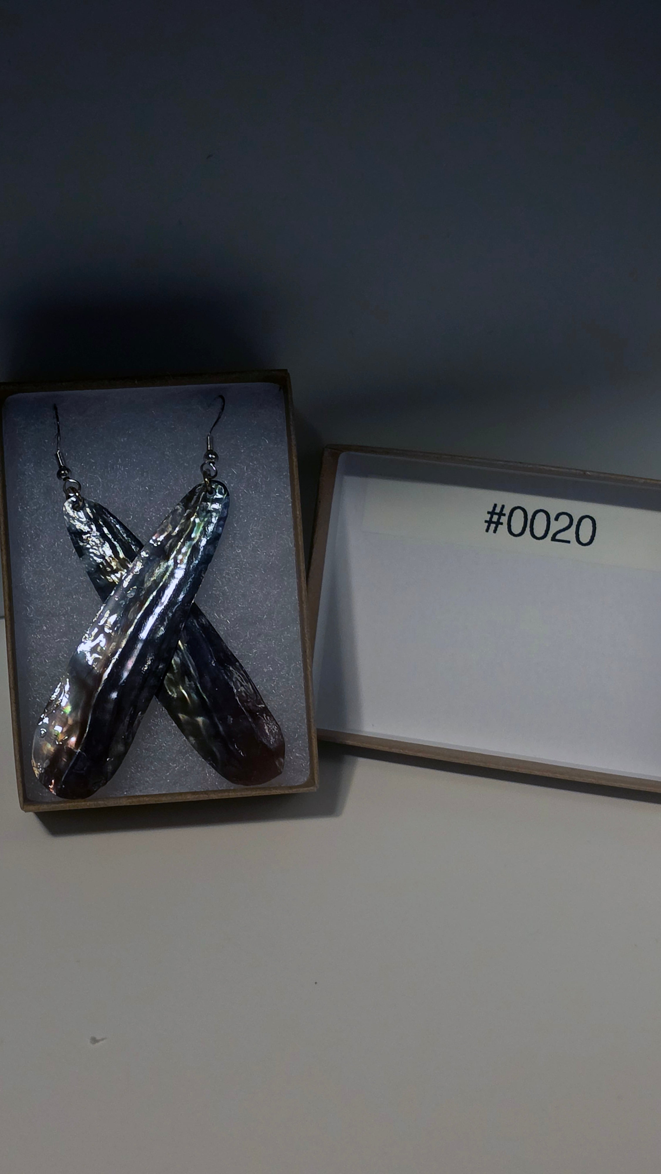 #0020 Florida Sea Pen Earrings .925 Silver