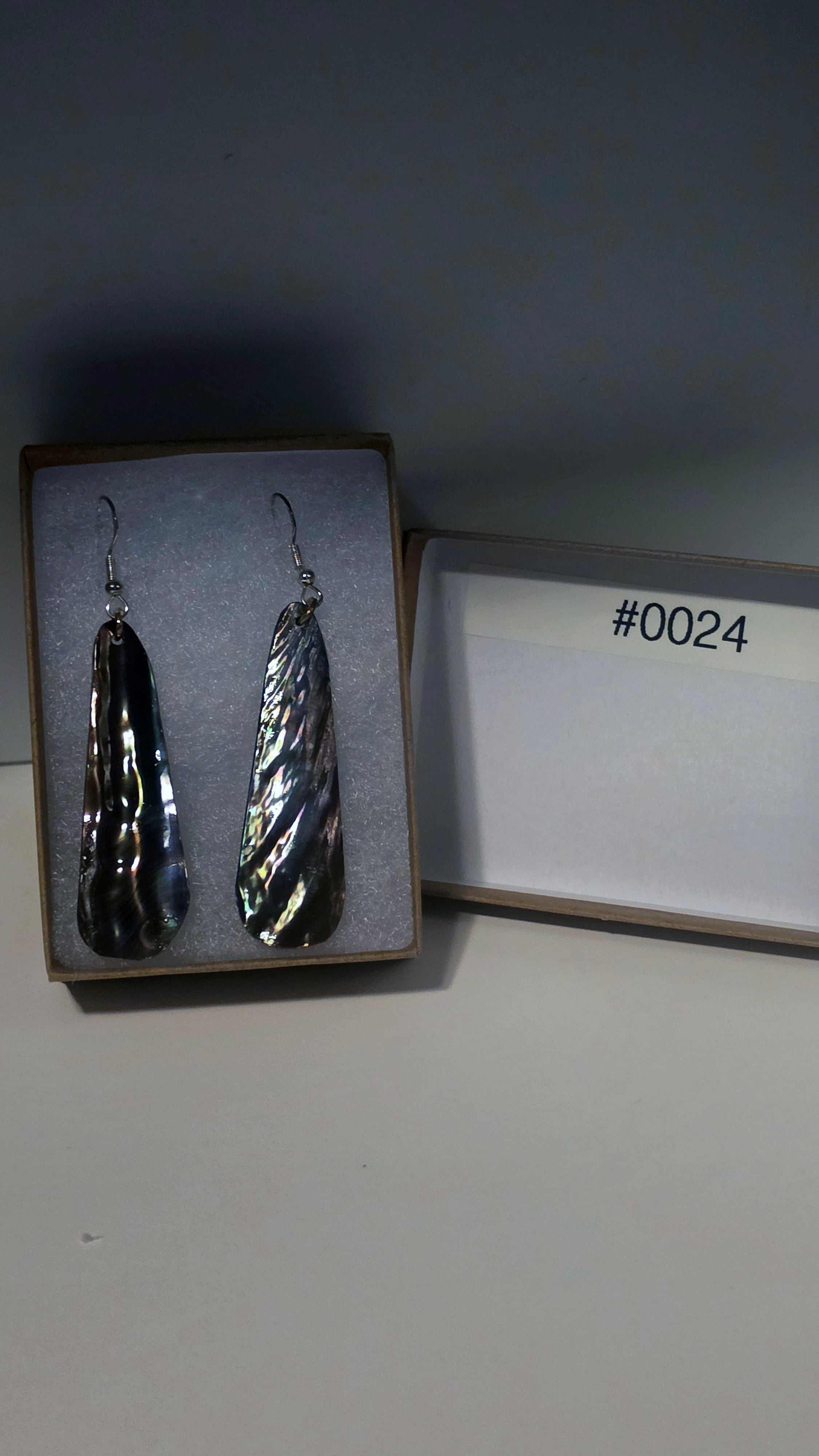 #0024 Florida Sea Pen Earrings .925 Silver